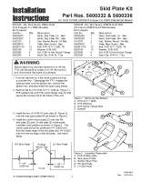 Ferris CCW 36 Skid Plate Kit