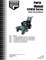 Ferris CCW36 Series Parts Manual