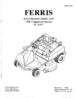 Ferris CTR Illustrated Parts Manual Serial 101