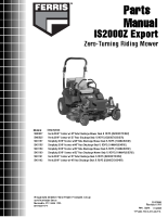 Ferris IS2000Z Parts Manual