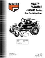 Ferris IS4000Z Illustrated Parts Manual
