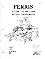 Ferris PCZ Illustrated Parts Manual Serial 501 &Up