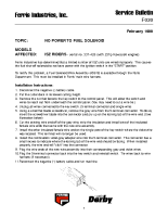 Ferris Service Bulletin F030 No power to fuel solenoid on the ISZ Riders (Serial No. 331 ? 426) equipped the the 23HP Kawasaki engine