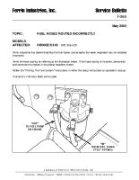 Ferris Service Bulletin F066 Fuel hoses routed incorrectly on the IS5000Z_C31D model
