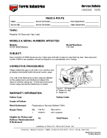 Ferris Service Bulletin F075 Possible oil reservoir cap leak on all IS1500Z Series models