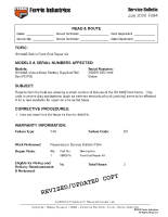 Ferris Service Bulletin F084 IS1500Z Front End Repair Kit