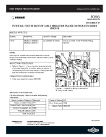 Ferris Service Bulletin F096 Potential for Battery Cable Insulation Failure on Procut S Series Models