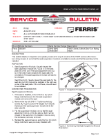 Ferris Service Bulletin F112 Export Units Only – F800X Seat Suspension Module Orientation and Seat Stop Bolt