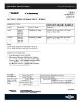Ferris service Bulletin F089 EXPORT MODELS ONLY Possible Incorrect Wiring on IS2000Z Export Models Only.