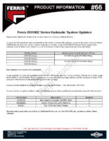 Ferris PI-66 IS5100Z Hydraulic system update